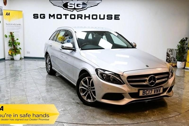 Silver Used 2017 Mercedes C200 Estate | £13,895 (Fair price) - Image 1/1