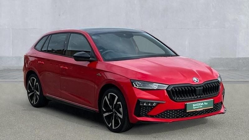 Velvet red metallic Used 2025 Skoda Scala Monte Carlo Hatchback | £23,790 (Expensive) - Image 1/4