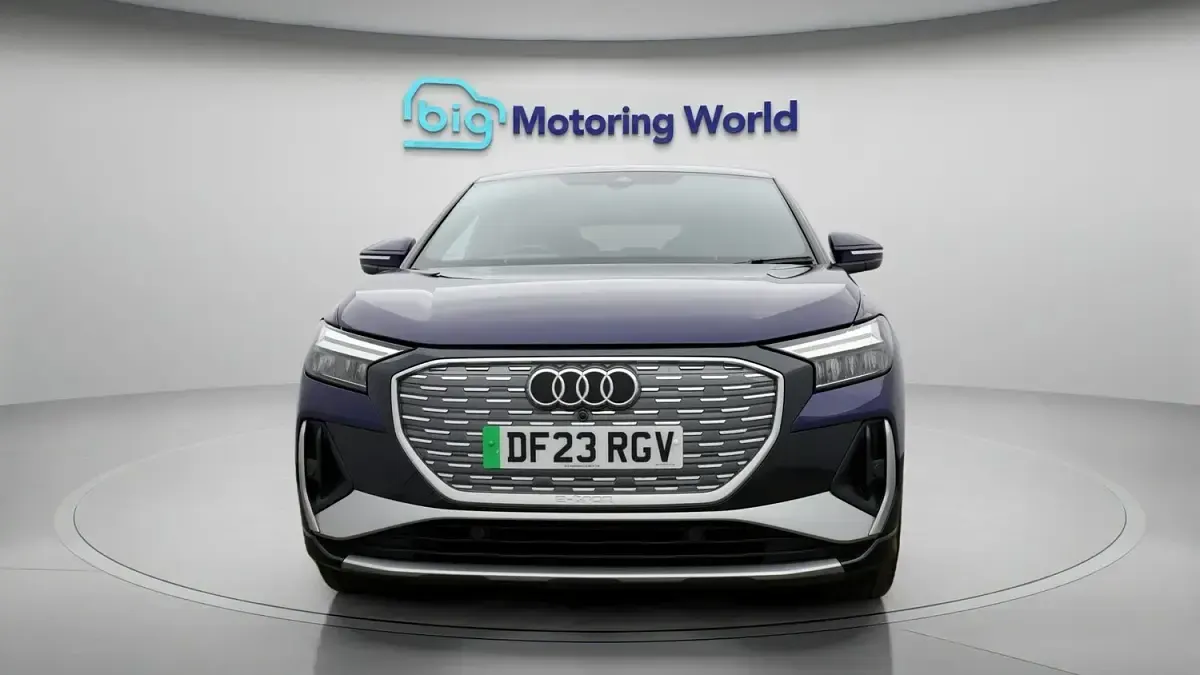Used Audi Q4 e-tron S-Line 125 kW (170 HP) 2023 Blue SUV