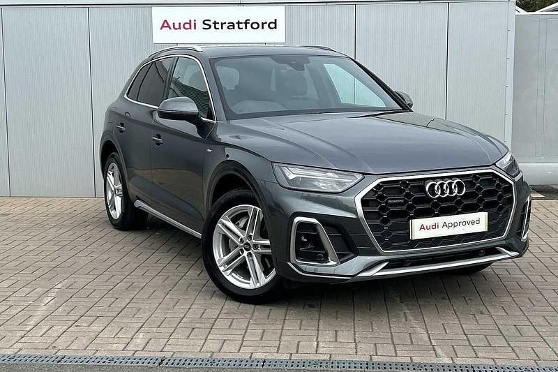 Daytona grey pearl effect Used 2025 Audi Q5 S-Line SUV | £42,950 (Expensive) - Image 1/4