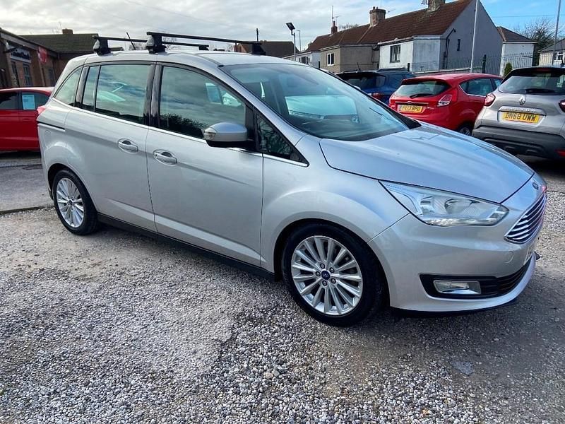 Used Ford Grand C-Max Titanium 150 HP (110 kW) 2018 Silver MPV