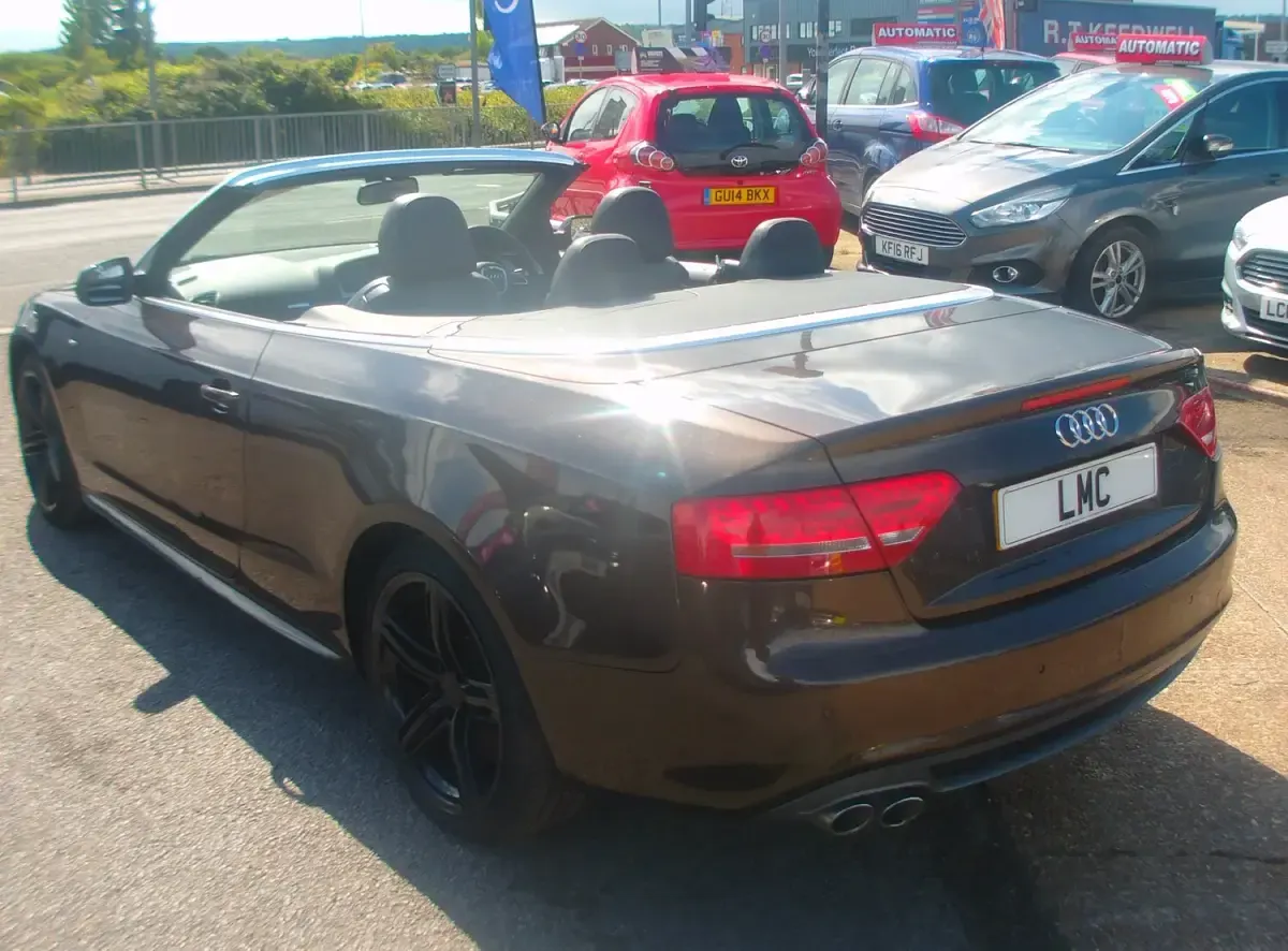Used Audi A5 Cabriolet S-Line 2011 Brown Cabriolet