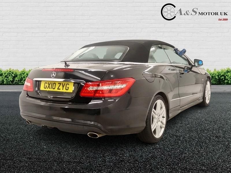 Used Mercedes E350 228 HP (167 kW) 2010 Black Cabriolet