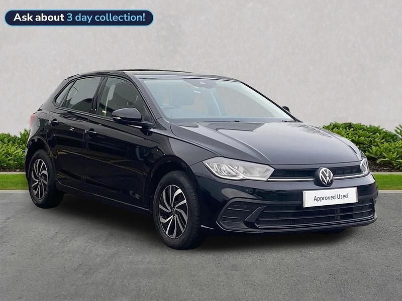 Used VW Polo Life 95 HP (69 kW) 2023 Black Hatchback