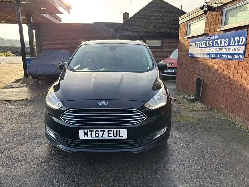 Black Used 2017 Ford Grand C-Max Titanium MPV | £6,740 (Fair price) - Image 1/4