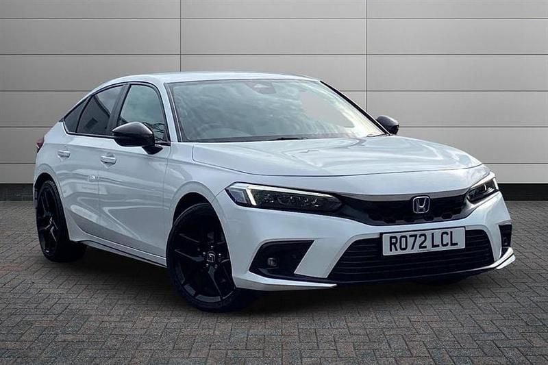 White Used 2022 Honda Civic Sport Hatchback | £22,995 (Fair price) - Image 1/4