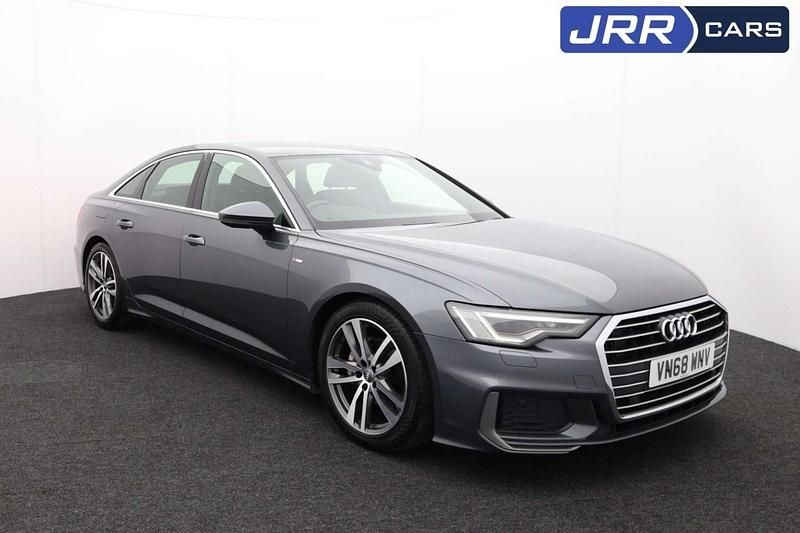 Grey Used 2018 Audi A6 S-Line Sedan | £15,240 (Fair price) - Image 1/4