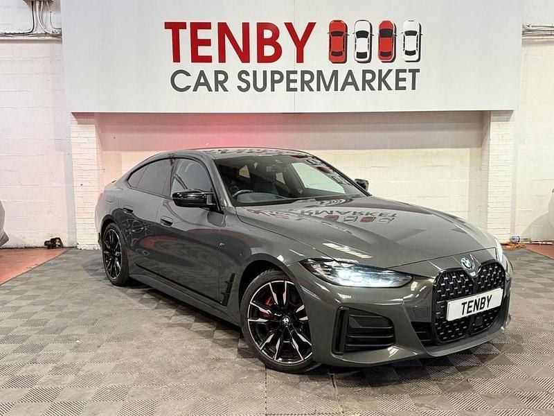 Grey Used 2021 BMW M440 M Sport Sedan | £32,795 (Fair price) - Image 1/3