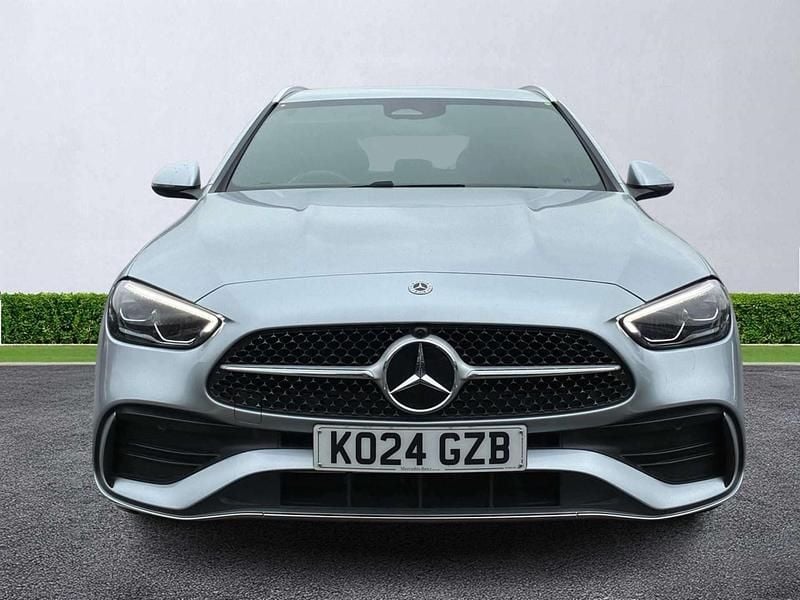 Used Mercedes C200 AMG line 204 HP (150 kW) 2024 Silver Estate