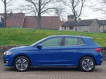 Used Skoda Fabia SE L 110 HP (80 kW) 2023 Blue Hatchback