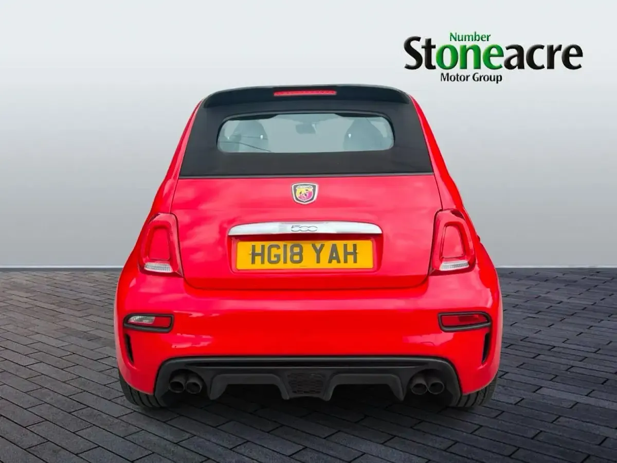 Used Abarth 595 160 HP (117 kW) 2018 Red Cabriolet