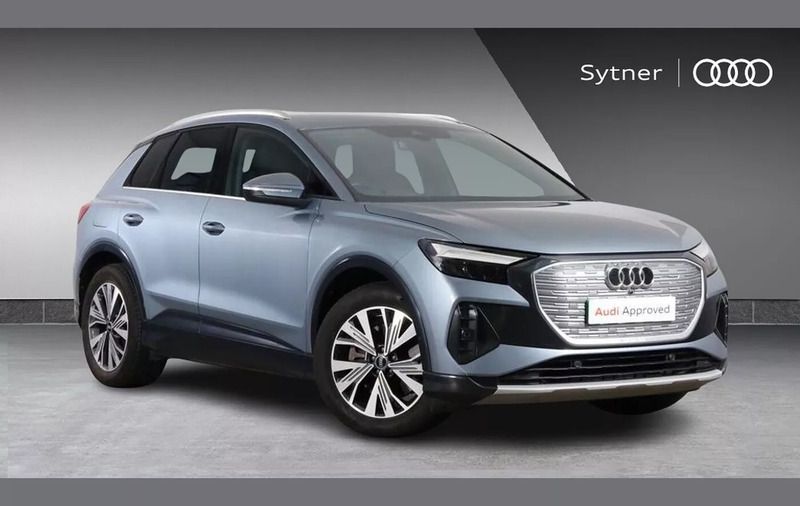 Blue Used 2022 Audi Q4 e-tron Sport SUV | £28,500 (Good price) - Image 1/4