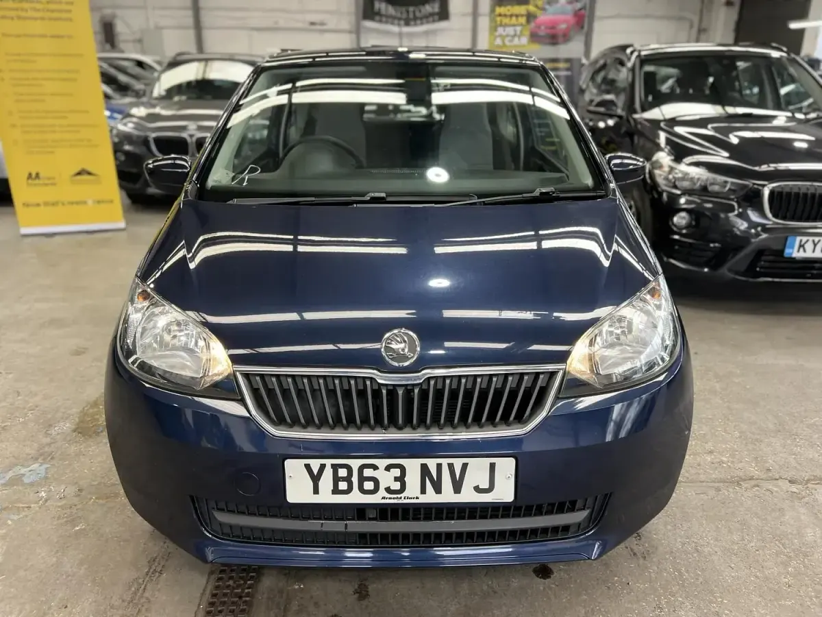 Used Skoda Citigo SE 59 HP (43 kW) 2014 Blue Hatchback