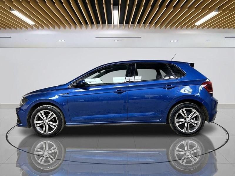 Used VW Polo R-line 95 HP (69 kW) 2019 Blue Hatchback