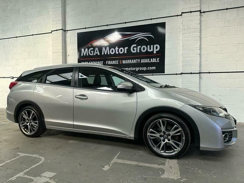 Begagnad Honda Civic SR 2015 Silver Kombi