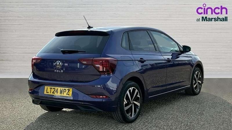 Used VW Polo Match 95 HP (69 kW) 2024 Purple Hatchback