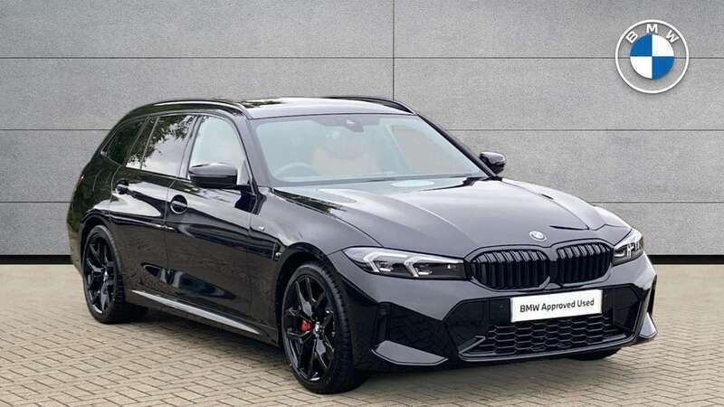 Black Used 2024 BMW 320 M Sport Estate | £35,222 (Expensive) - Image 1/4