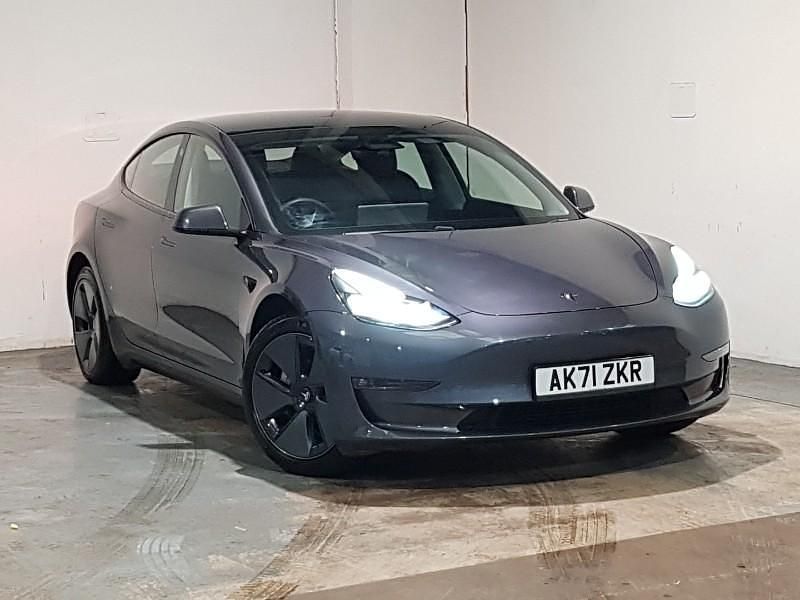 Grey Used 2021 Tesla Model 3 Long Range AWD Sedan | £22,498 (Fair price) - Image 1/4