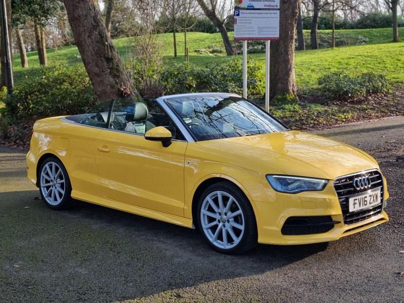 Used Audi A3 Cabriolet S-Line 2016 Yellow Cabriolet