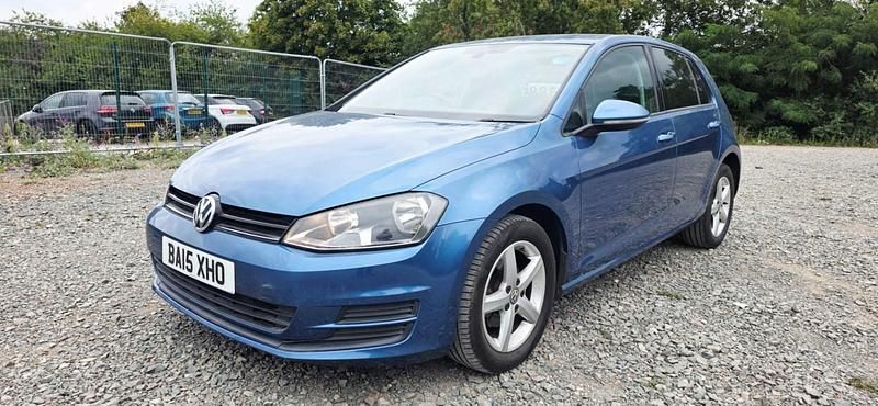Begagnad VW Golf VII 2015 Blå Halvkombi
