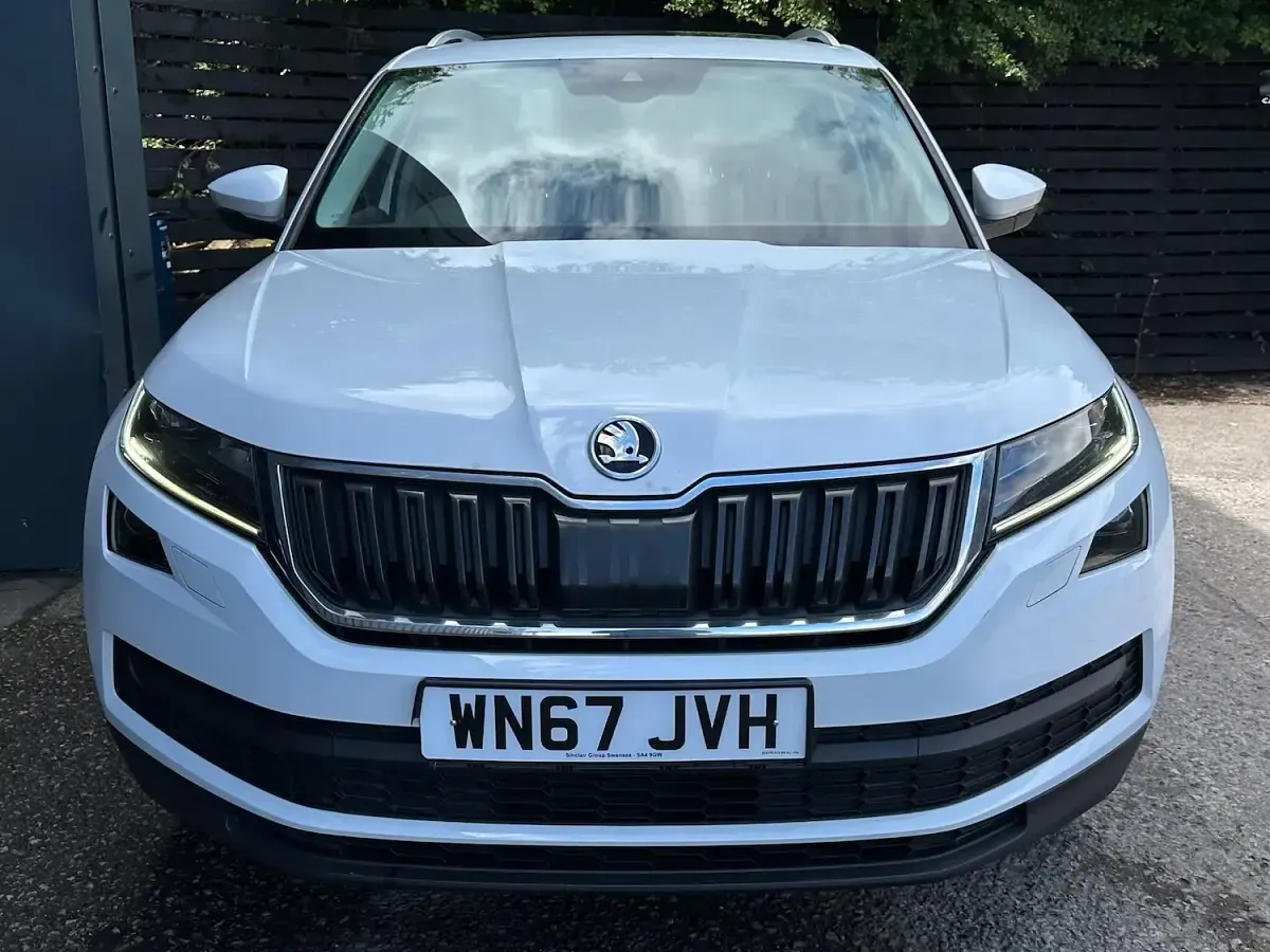 Used Skoda Kodiaq 150 HP (110 kW) 2017 White SUV