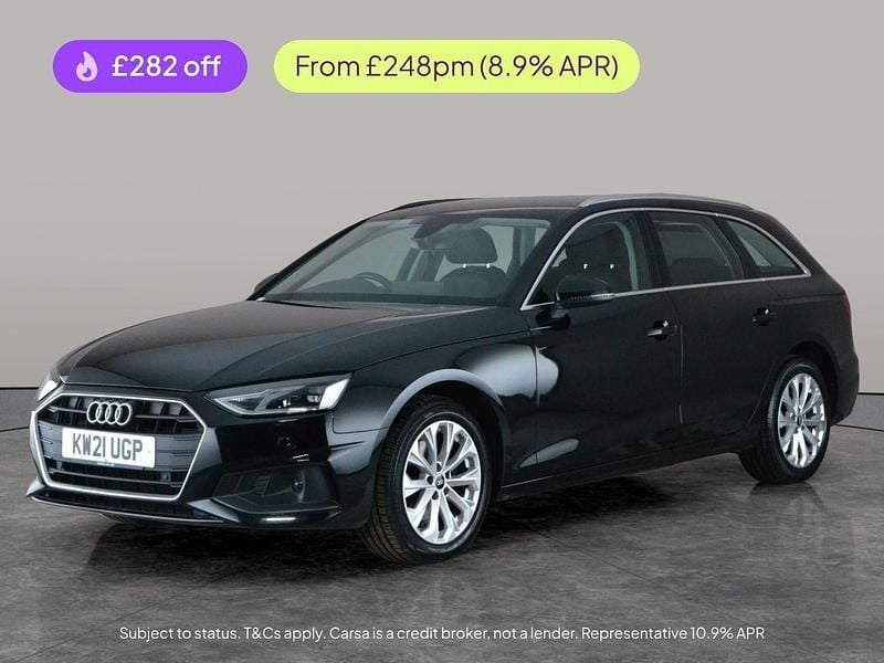 Used Audi A4 163 HP (119 kW) 2021 Black Estate
