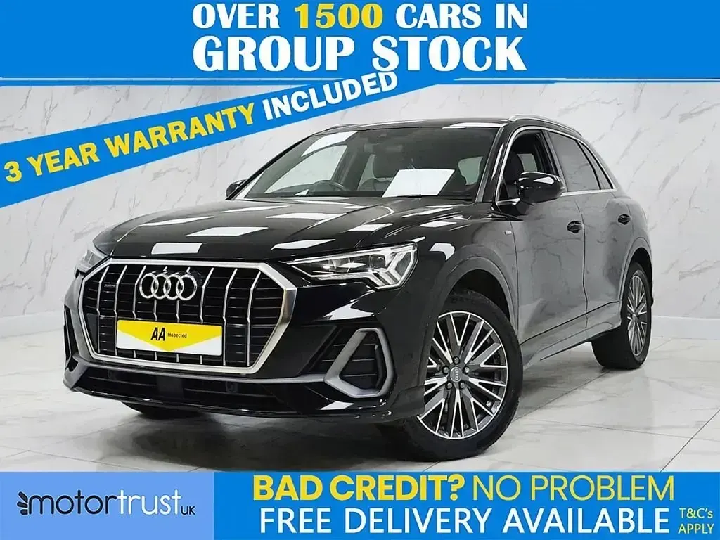 Begagnad Audi Q3 S-Line 190 HK (139 kW) 2019 Svart SUV