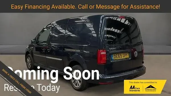 Used VW Caddy Maxi Highline 102 HP (75 kW) 2019 Blue MPV