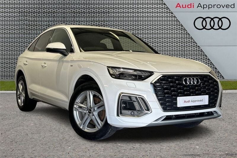 White Used 2023 Audi Q5 Sportback S-Line SUV | £34,500 (Super price) - Image 1/3