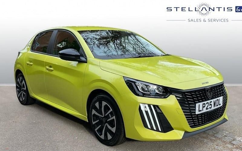 Yellow New 2025 Peugeot 208 Style Hatchback | £16,628 (Fair price) - Image 1/4