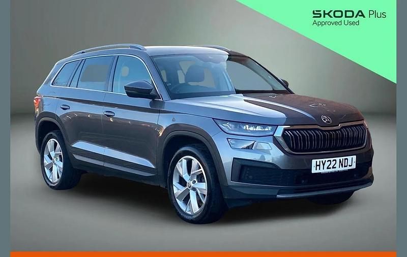 Graphite grey metallic Used 2022 Skoda Kodiaq SE L SUV | £21,900 (Good price) - Image 1/4