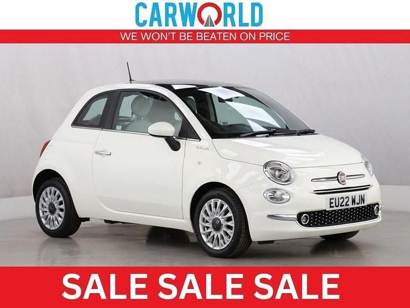 White Used 2022 Fiat 500 Dolcevita Hatchback | £8,990 (Good price) - Image 1/4
