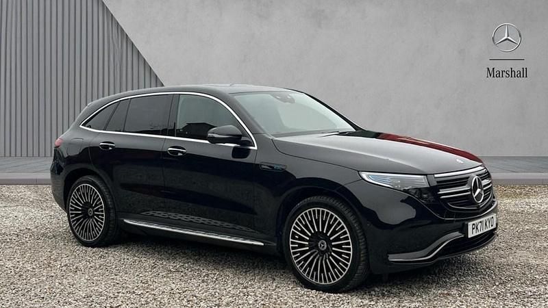 Black Used 2021 Mercedes EQC400 AMG Line Premium Plus SUV | £29,980 (A bit pricey) - Image 1/4