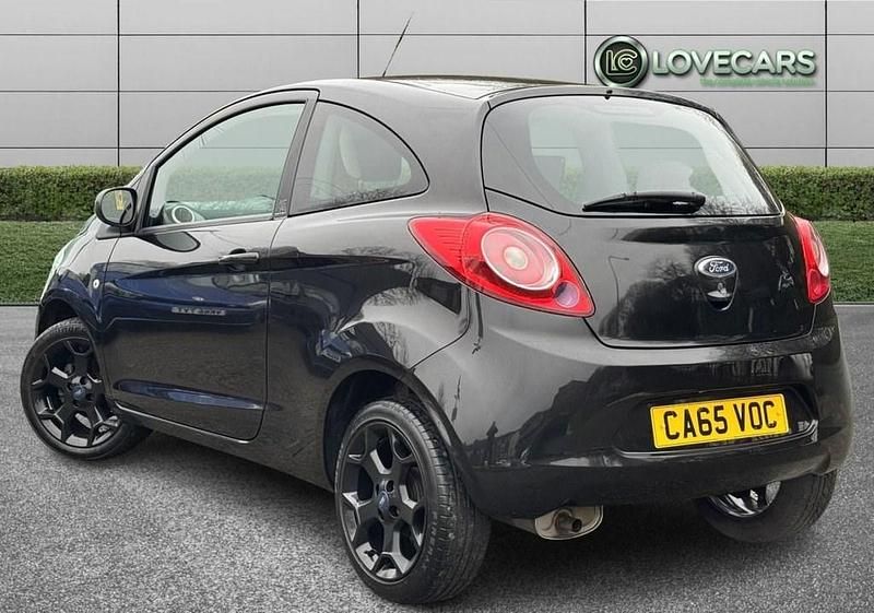 Used Ford Ka Zetec 69 HP (50 kW) 2016 Black Hatchback