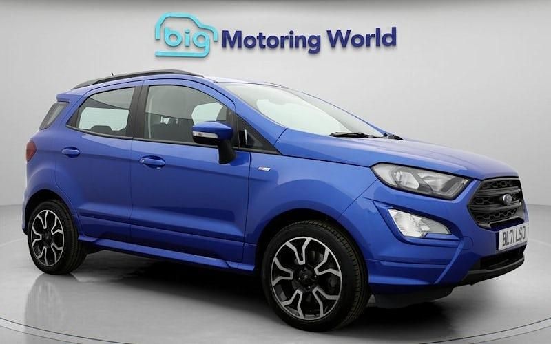 Blue Used 2021 Ford Ecosport ST-Line SUV | £11,500 (Good price) - Image 1/4