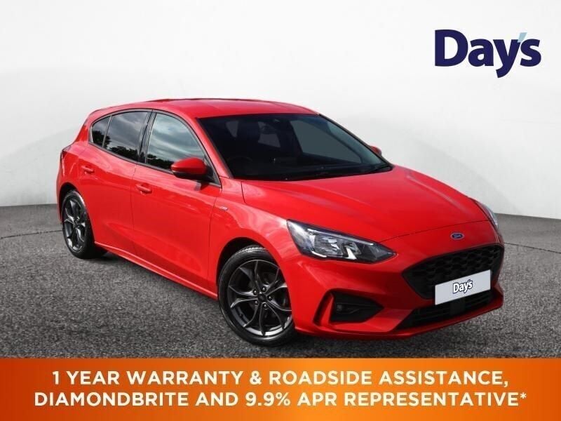 Red Used 2022 Ford Focus ST-Line Hatchback | £13,999 (Good price) - Image 1/4