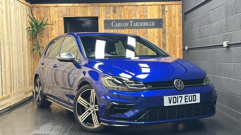 Blue Used 2017 VW Golf VII R Hatchback | £16,499 (Fair price) - Image 1/4