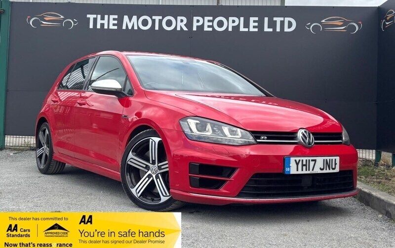 Red Used 2017 VW Golf VII R Hatchback | £13,995 (Fair price) - Image 1/4