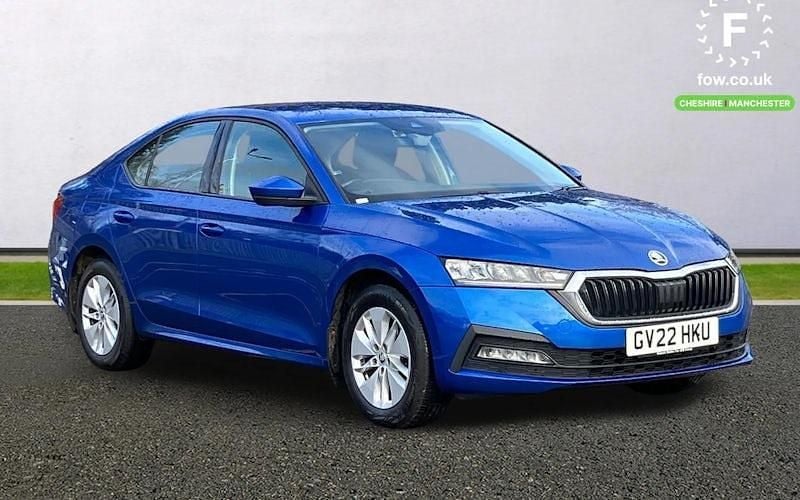 Used Skoda Octavia SE 110 HP (80 kW) 2022 Blue Hatchback