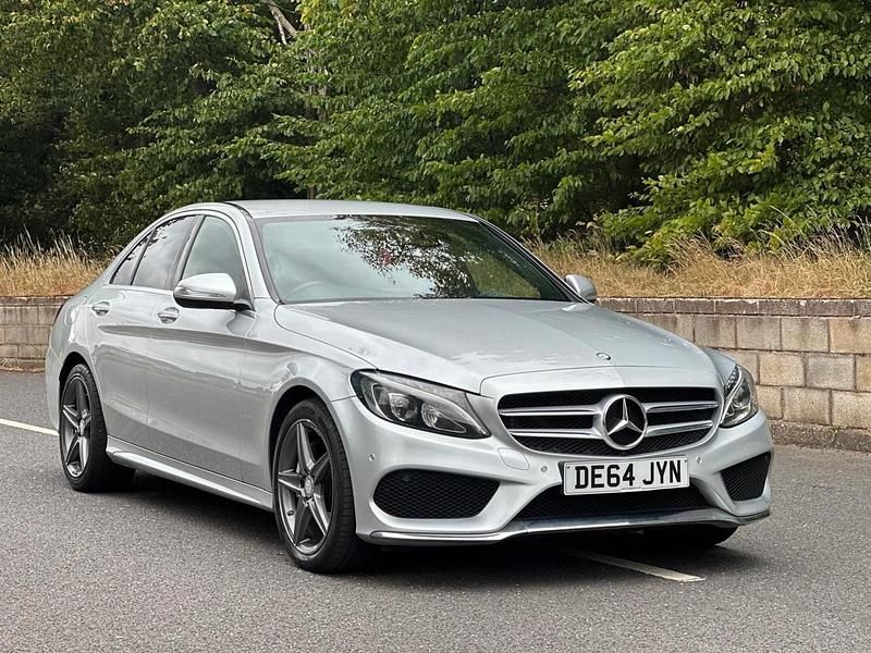 Silver Used 2014 Mercedes C220 AMG line Sedan | £9,490 (A bit pricey) - Image 1/4