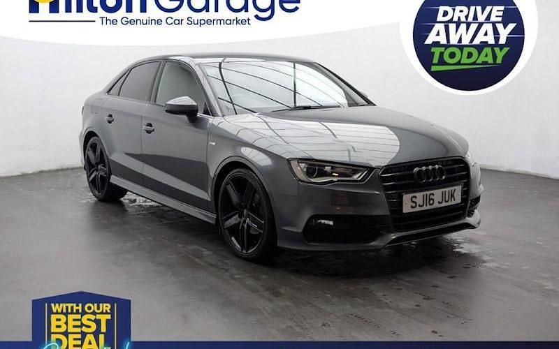 Used Audi A3 S-Line 150 HP (110 kW) 2016 Grey Sedan