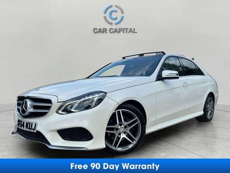 White Used 2014 Mercedes E250 Premium Plus Sedan | £14,900 - Image 1/4
