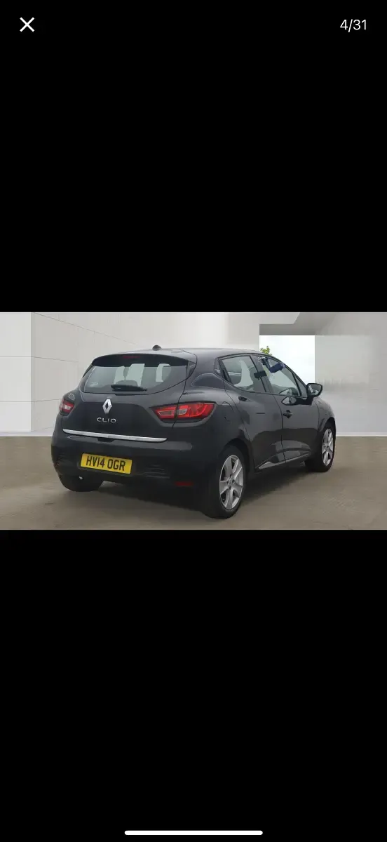 Used Renault Clio Dynamique 75 HP (55 kW) 2014 Black Hatchback