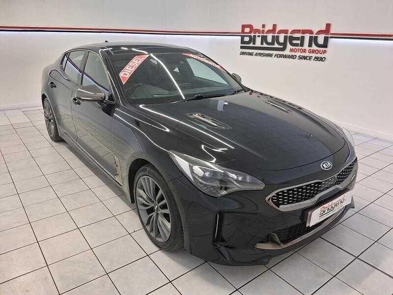 Black Used 2019 Kia Stinger GT-Line S Hatchback | £18,699 (Fair price) - Image 1/4