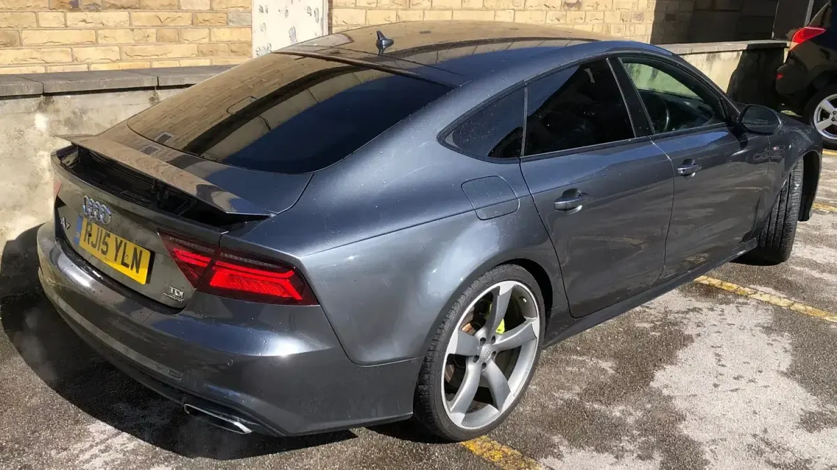 Begagnad Audi A7 Black Edition 2015 Grå Halvkombi