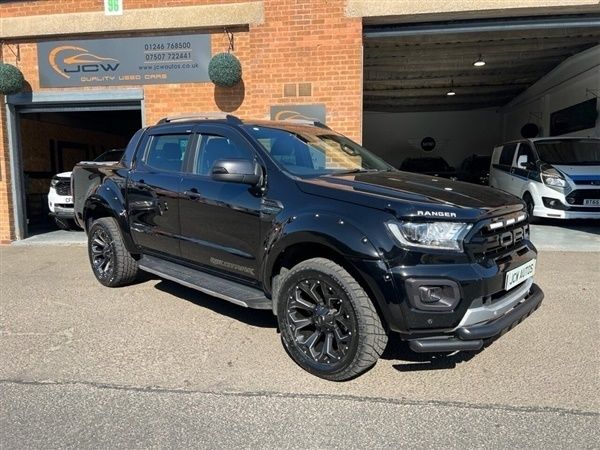 Black Used 2021 Ford Ranger Wildtrack Pickup | £21,993 (Expensive) - Image 1/1
