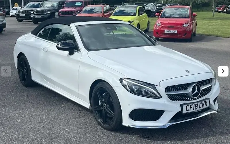 Used Mercedes C200 AMG line 184 HP (135 kW) 2018 Cabriolet