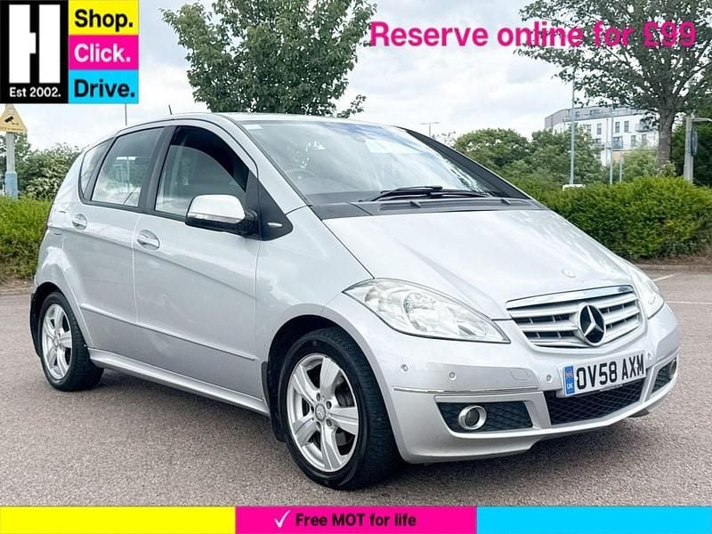 Silver Used 2008 Mercedes A160 Avantgarde Hatchback | £1,800 (Fair price) - Image 1/3