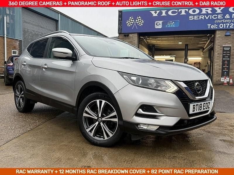 Used Nissan Qashqai N-Connecta 2018 Silver SUV