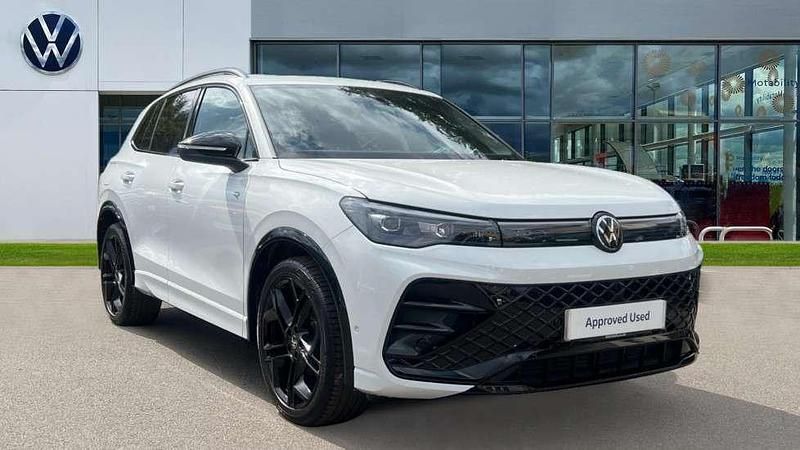 White Used 2024 VW Tiguan R-line SUV | £33,887 (A bit pricey) - Image 1/4